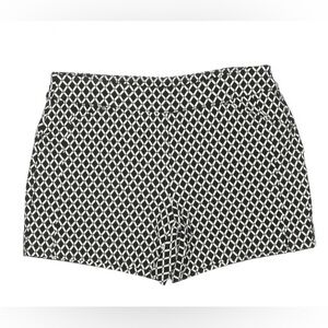 INC International Concepts Black and White Print Shorts Size 2